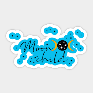 moon child Sticker
